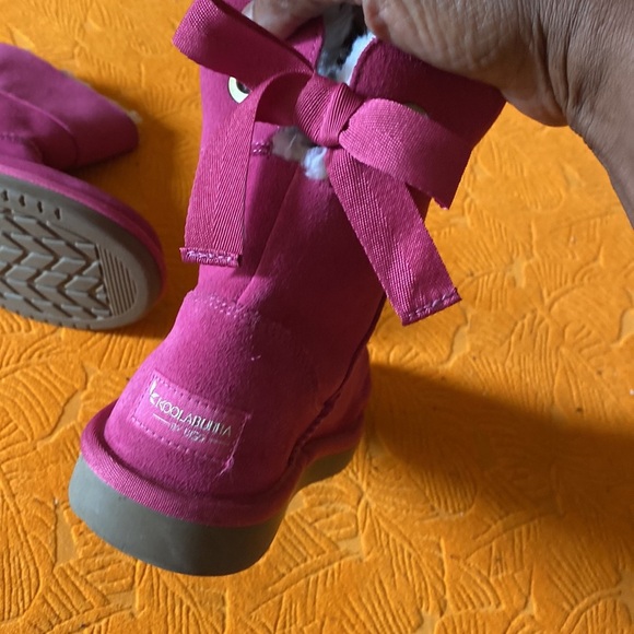 Never worn Uggs pink Koolaburra boats size 3 us nice beautiful - Picture 6 of 8